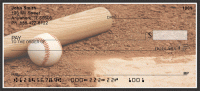 Click on Black & White Baseball Team Checks For More Details