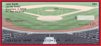 Click on Red & Navy Baseball Team Checks For More Details