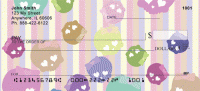 Pastel Skulls Personal Checks