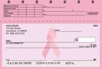 Click on Pink Ribbon Top Stub Checks For More Details