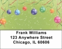 Christmas Ornament Party Address Labels