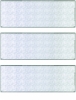 Blue Green Blank stock For 3 to a Page Voucher Computer Check