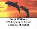 Click on Dolphin Labels - Dolphin Silhouettes Address Labels For More Details