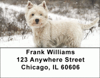 Westie Dog Address Labels