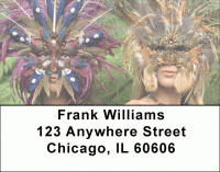 Click on Feathered Masks Address Labels For More Details