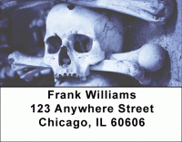 Skull Bones Address Labels