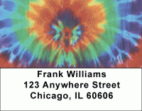 Tickled by Tie Dye Address Labels