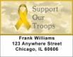 Support Our Troops Ribbon Address Labels