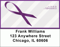 Click on A.D.D. Awareness Ribbon Address Labels For More Details