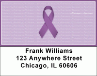 Click on Alzheimer's Awareness Ribbon Address Labels For More Details