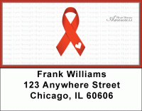 Click on Heart Disease Awareness Ribbon Address Labels For More Details