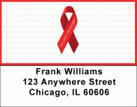 Click on HIV/Aids Awareness Ribbon Address Labels For More Details