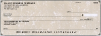 Tan Parchment Business Pocket Personal Checks