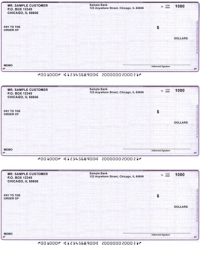 Click on Violet Safety 3 Per Page Laser Checks For More Details