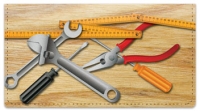 Click on Hand Tool Checkbook Cover For More Details