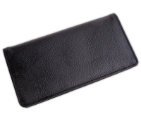 Click on Black Leather Side Tear Checkbook Cover For More Details