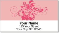 Floral Scroll Address Labels