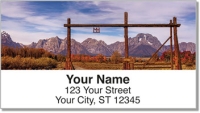 Dude Ranch Address Labels