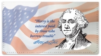 Click on George Washington Checkbook Cover For More Details