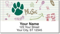 Ashwaubenon Music Address Labels