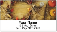 Click on Autumn Wreath Address Labels For More Details