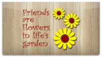 Click on Friends Are... Checkbook Cover For More Details