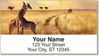 Safari Animal Address Labels