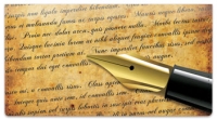 Click on Fountain Pen Checkbook Cover For More Details