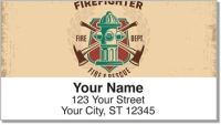 Firefighter Address Labels