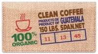 Fair Trade Coffee Checkbook Cover