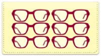 Click on Eyeglass Checkbook Cover For More Details