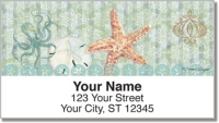 Boho Coastal Address Labels