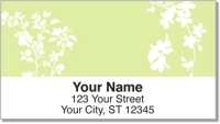 Click on Flower Silhouette Address Labels For More Details