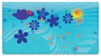 Click on Cute Blue Flower Checkbook Cover For More Details