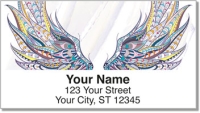 Colored Wings Address Labels