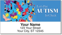 Click on Autism Awareness Address Labels Checks For More Details