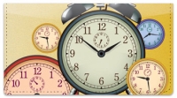 Click on Clock Face Checkbook Cover For More Details