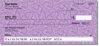Violet Leaves Checks