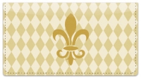 Classic Fleur de Lis Checkbook Cover