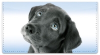 Black Lab Pup Checkbook Cover