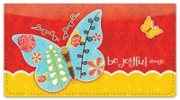 Click on Be Joyful Checkbook Cover For More Details