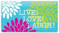 Click on Mums in Bloom Checkbook Cover For More Details