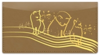 Click on Cat Sketch Checkbook Cover For More Details