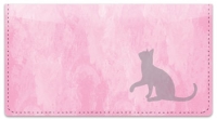 Cat Silhouette Checkbook Cover