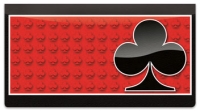 Click on Card Suit Checkbook Cover For More Details