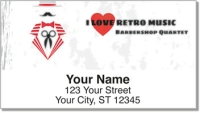 Click on Barbershop Quartet Address Labels For More Details