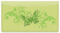 Butterfly Print Checkbook Cover