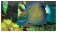 Click on Blue Ring Angelfish Checkbook Cover For More Details