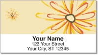 Click on Flower Sketch Address Labels For More Details