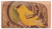 Bird Drawing Checkbook Cover